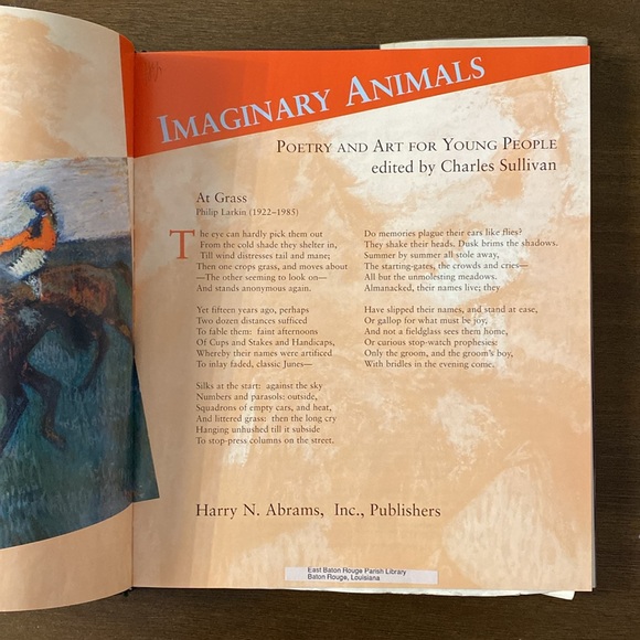 Imaginary Animals: Poetry and Art for Young People Edited by Charles Sullivan - Picture 3 of 13